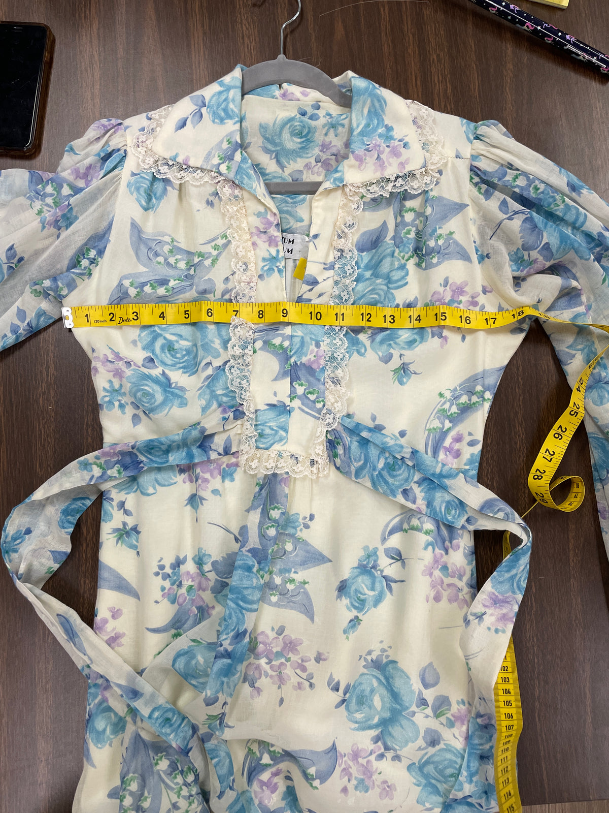 70s ZUM ZUM Floral Prairie Dress