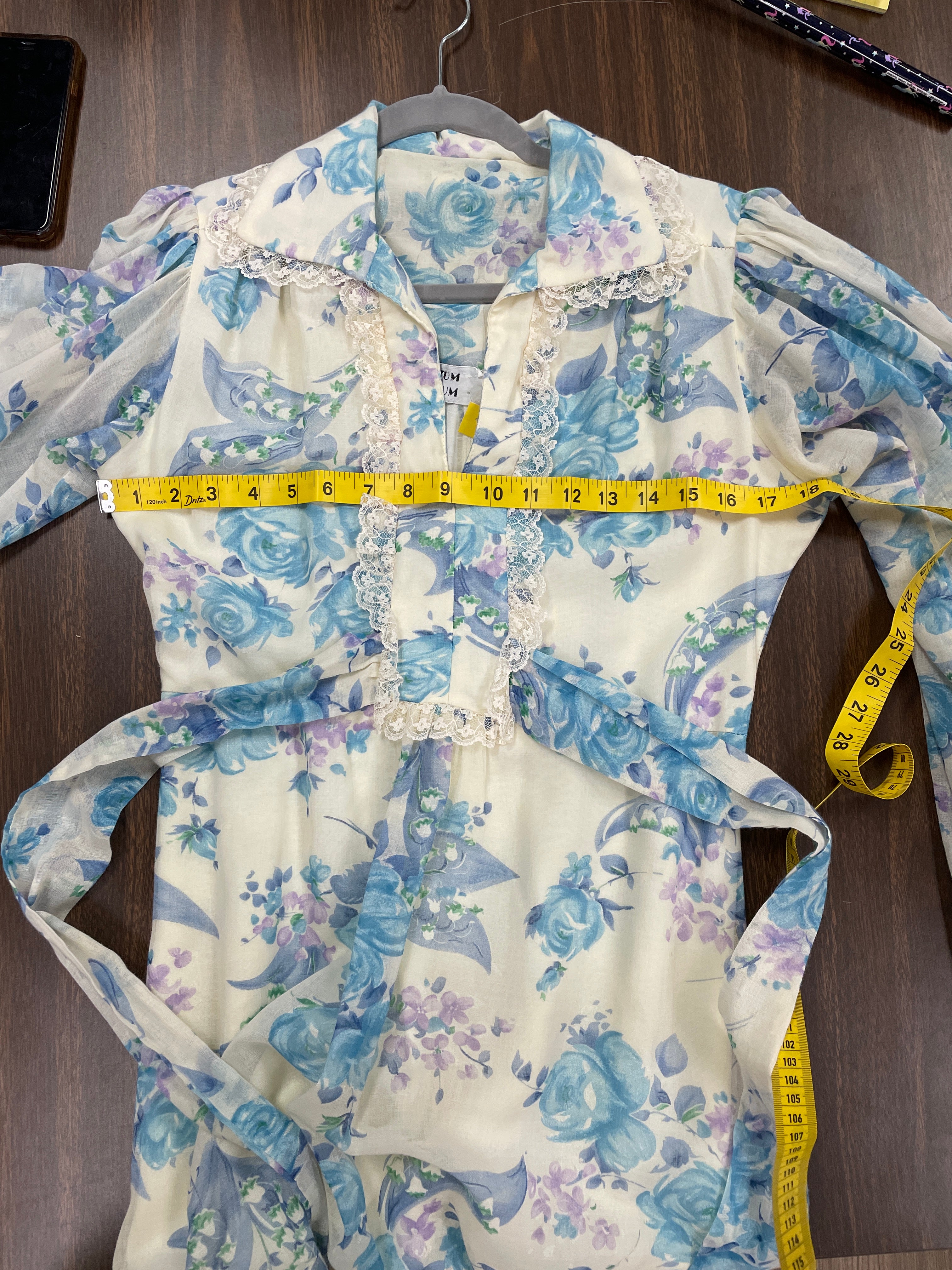 70s ZUM ZUM Floral Prairie Dress