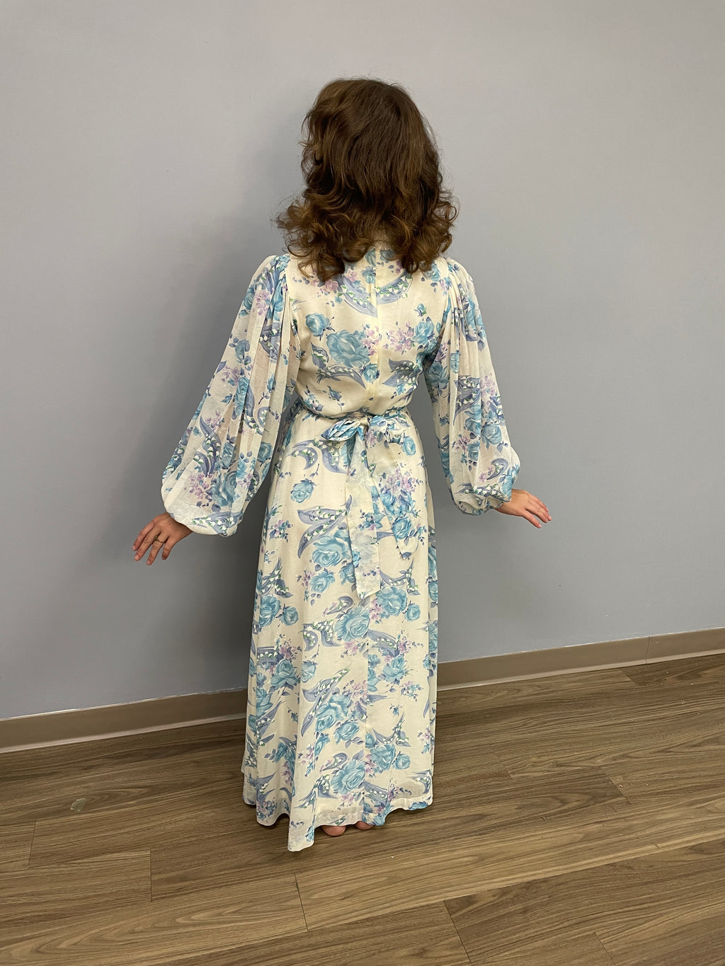 70s ZUM ZUM Floral Prairie Dress