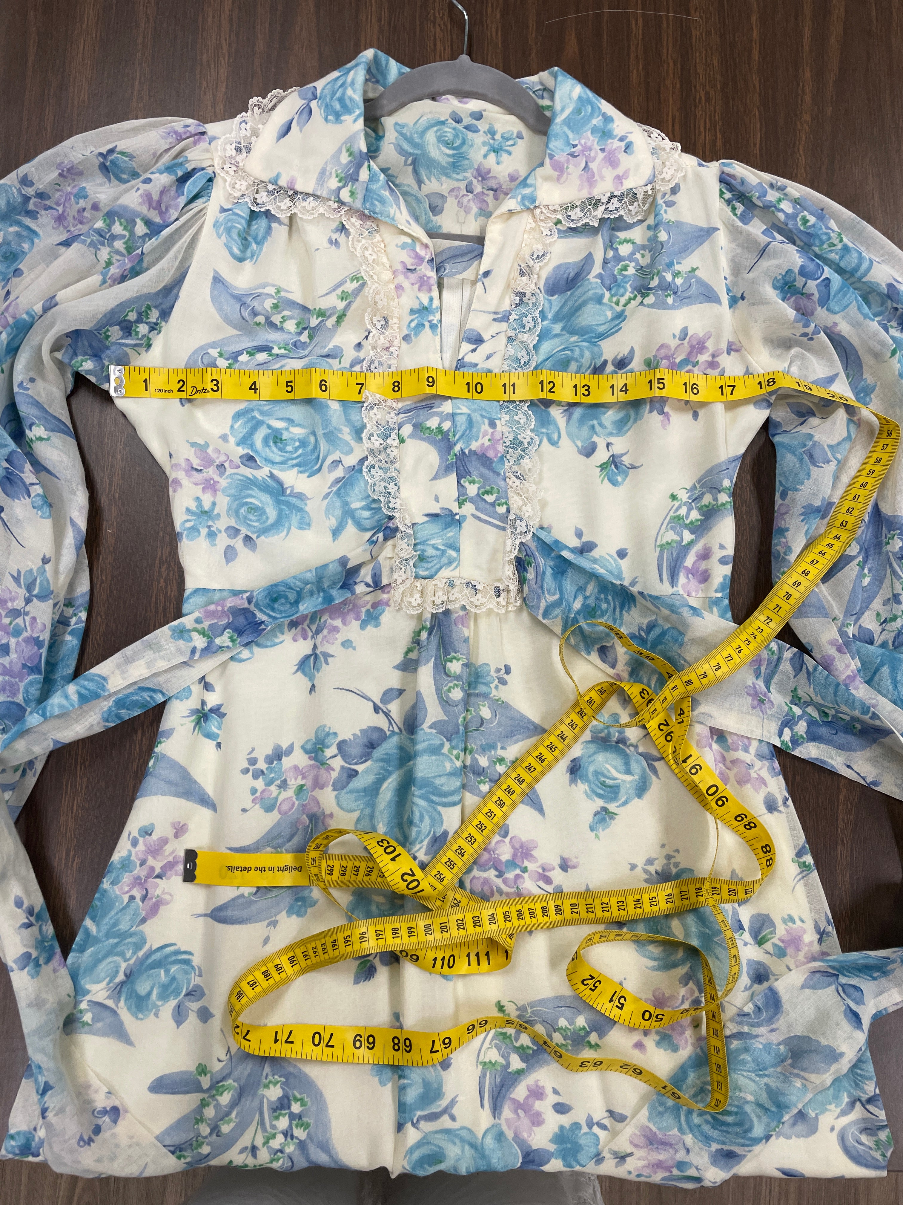 70s ZUM ZUM Floral Prairie Dress
