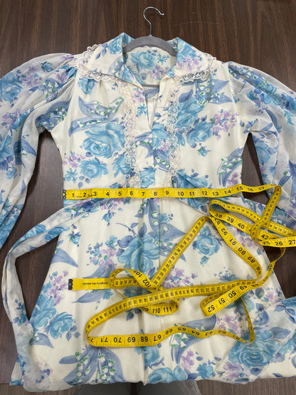 70s ZUM ZUM Floral Prairie Dress