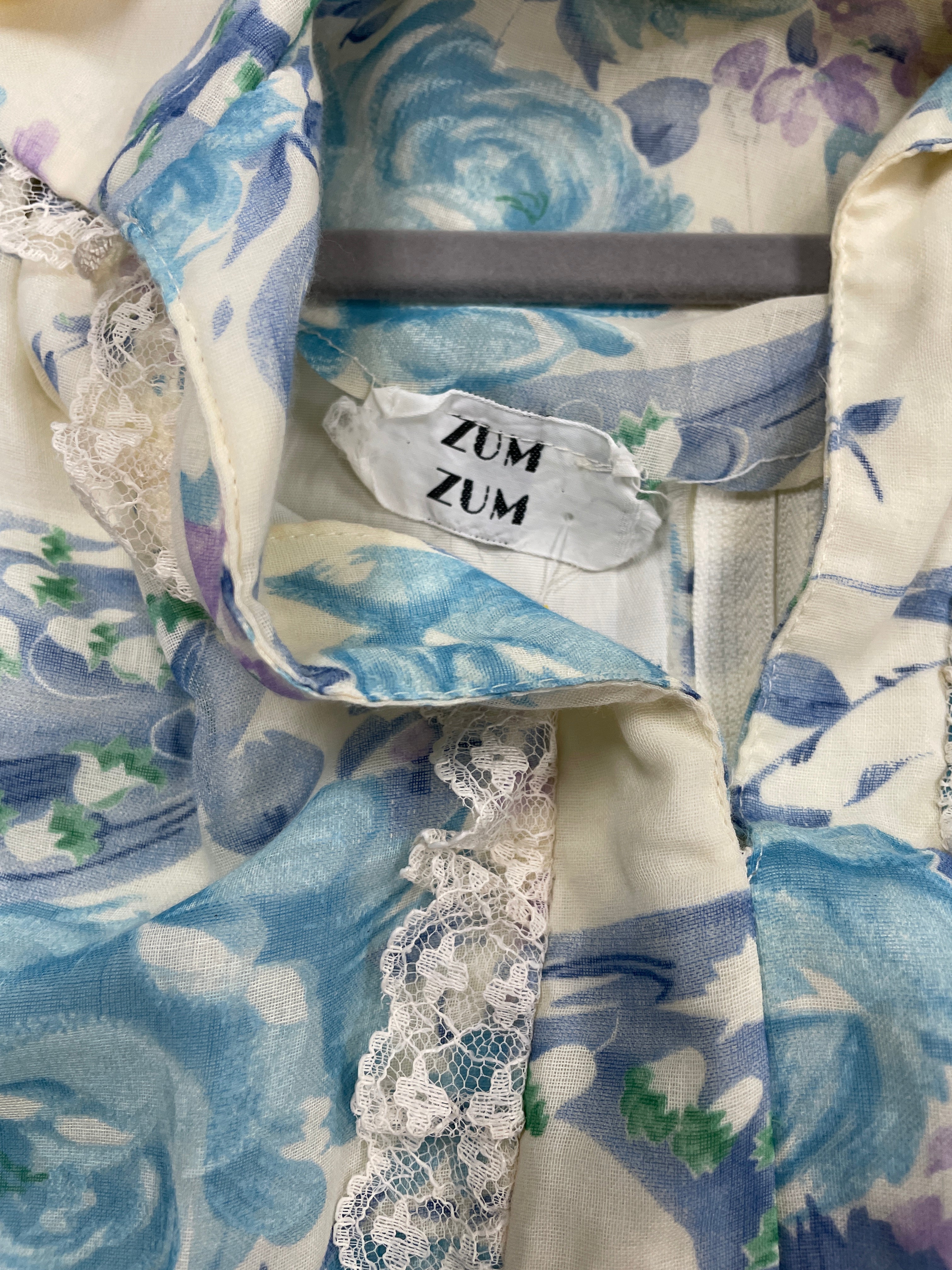 70s ZUM ZUM Floral Prairie Dress
