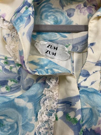 70s ZUM ZUM Floral Prairie Dress