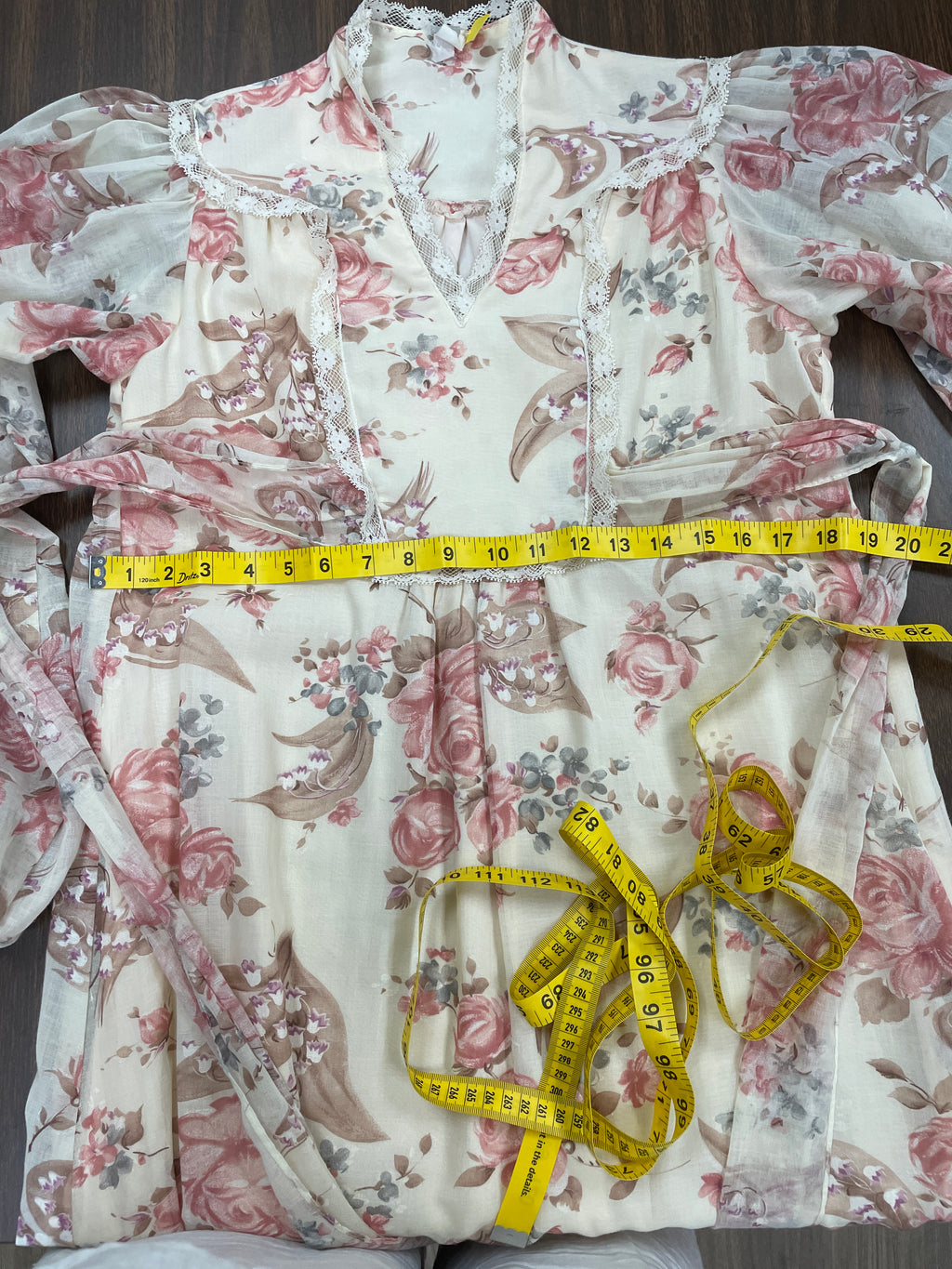70s Floral Maxi Dress