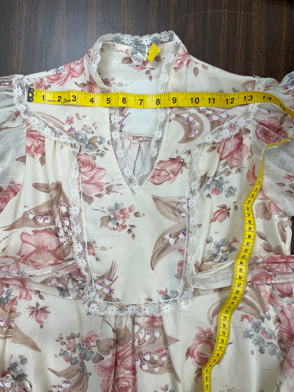 70s Floral Maxi Dress